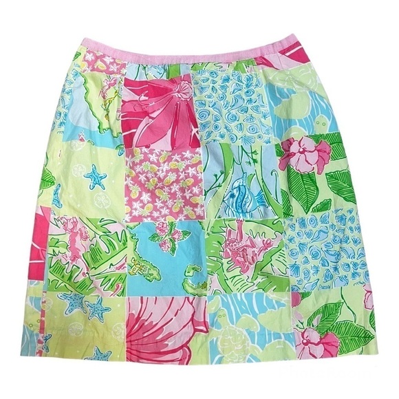 Lilly Pulitzer Dresses & Skirts - LILLY PULITZER Vintage Aruba One Happy Island Skirt size 4